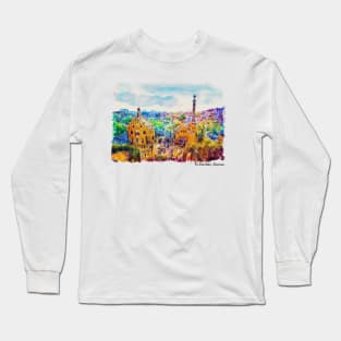 Park Guell Barcelona Long Sleeve T-Shirt